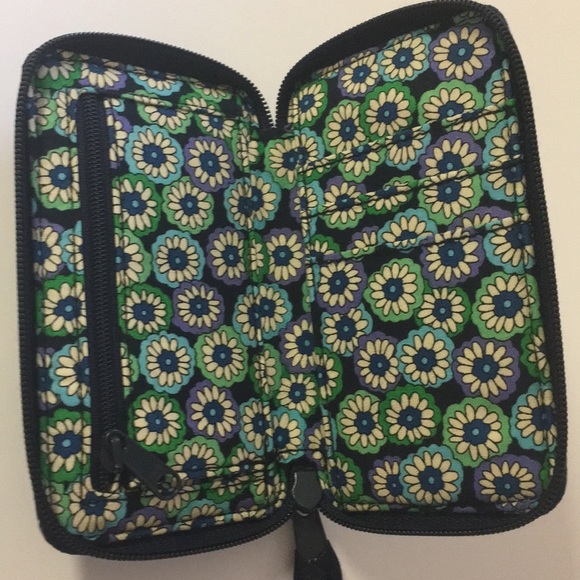 Vera Bradley Sm ID Wallet Midnight Blue Retired - Picture 6 of 8